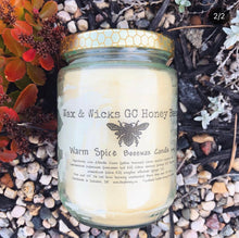 Load image into Gallery viewer, Pure Beeswax Jar Candles- Fall/Winter Collection